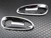 BRIGHTZ Chrome Plated Door Handle Covers (Plate) for SLK Class R172 (DHC-SARA-003) 172, SLK200, SLK350, SLK55 AMG 200, 350, 55 (Part Number: 19447)