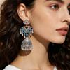 Indian Vintage Simple Bell Tassel Earrings for Women, Long Style Unique Court-style Elegant Wind Chime Ethnic Earrings