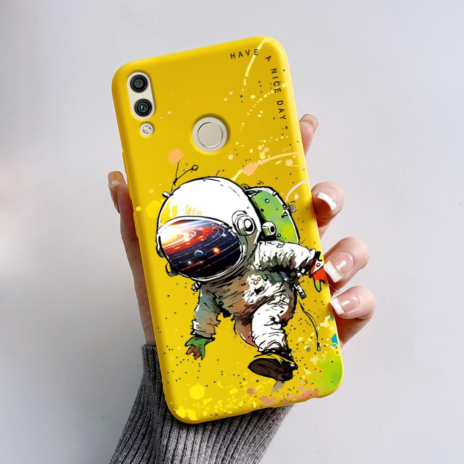 For Huawei Honor 8X Case Honor 8A 8C 8S Cover Cute Rabbit Panda Painted Soft TPU Phone Case For Honor 8A 8C 8S 8X Honor8X Fundas