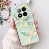 Soft Liquid Silicone Back Cover For Xiaomi Redmi Note 14 Pro Plus Phone Case Marble Gothic Style Bumper For Redmi Note 14 4G 5G