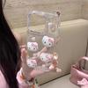 Cartoon Kt Glitter Mobile Phone Case For Iphone16Promax Transparent Apple 17 Girl Heart 15Pro Women'S Model