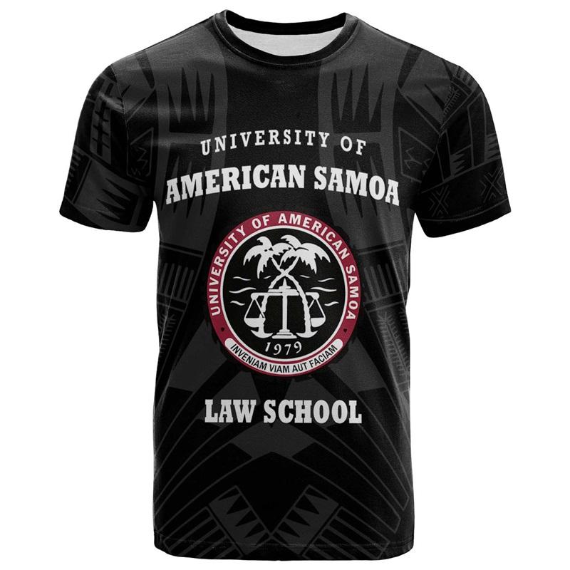 3D Printed Samoan Flag T-Shirt For Men New In Summer Short Sleeves Polynesian Tshirts Clothes Men's Oversized Tee Shirts