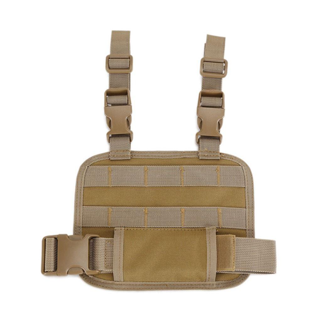 Quick Release Buckle Drop Leg Platform Adjustable Thigh Rig Panel Thigh Strap Pouch Outdoor Sports