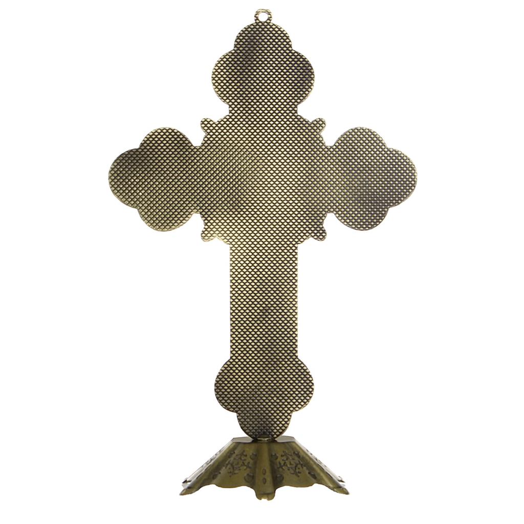 Church Relics Figurines Crucifix Jesus Christ On The Stand Cross Crucifix Home Chapel Decoration