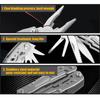 NEW Compact Stainless Steel Folding Multitool Pliers with Keychain Outdoor Camping Survival Tool for Hunting/Repair/Wire Cutting