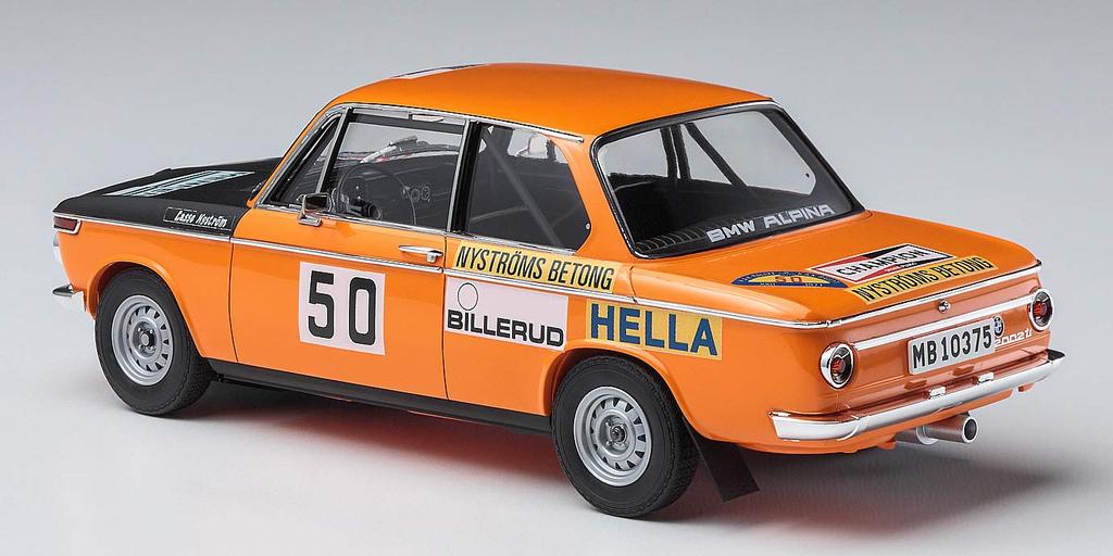 Hasegawa BMW 2002ti 1971 Swedish Rally Plastic Model 20381 1/24