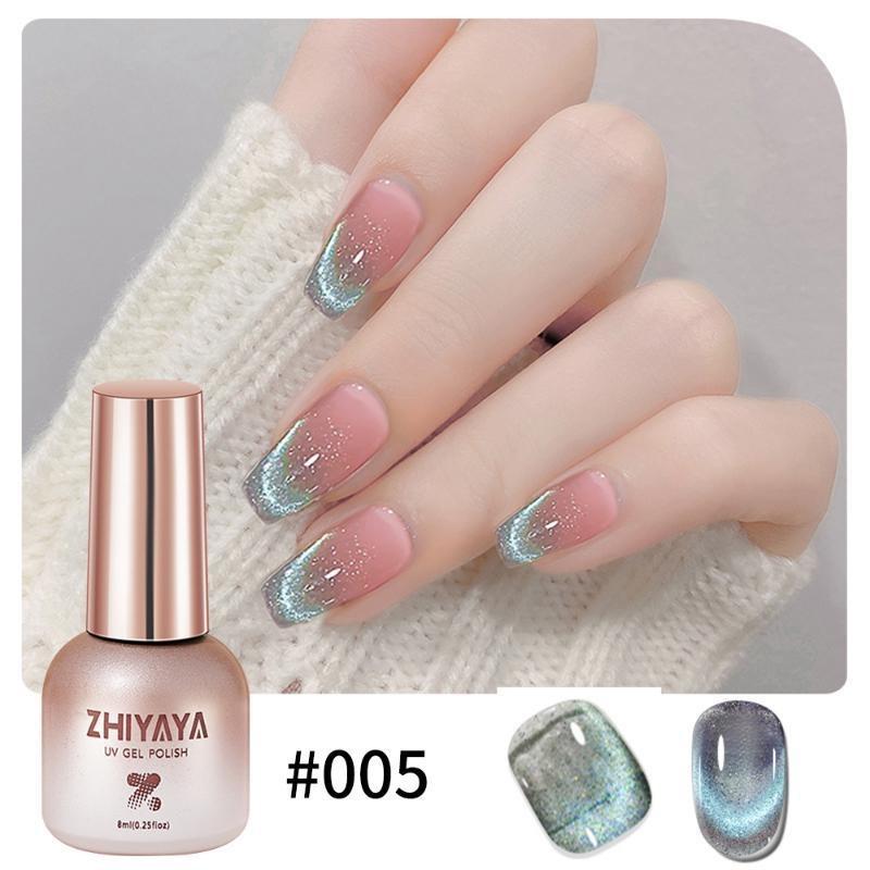 8ml 9D Cat Magnetic Gel Nail Polish Soak Off Gel Nail Art UV Gel Polish