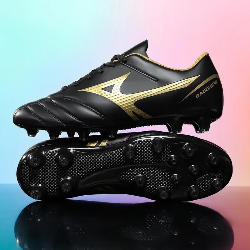 New Men Football Boots Soccer Shoes Hot-selling Match Non-Slip Cleats Sneakers FG/TF High-quality Indoor Mid-top Futsal Light