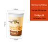 Rongchudiao Disposable 300ml Soy Milk Cups with Black Lids