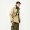 New Balance Men's New Balance Fleece Lined Stay Warm Woven Sports Jacket Khaki AMJ21357-MS