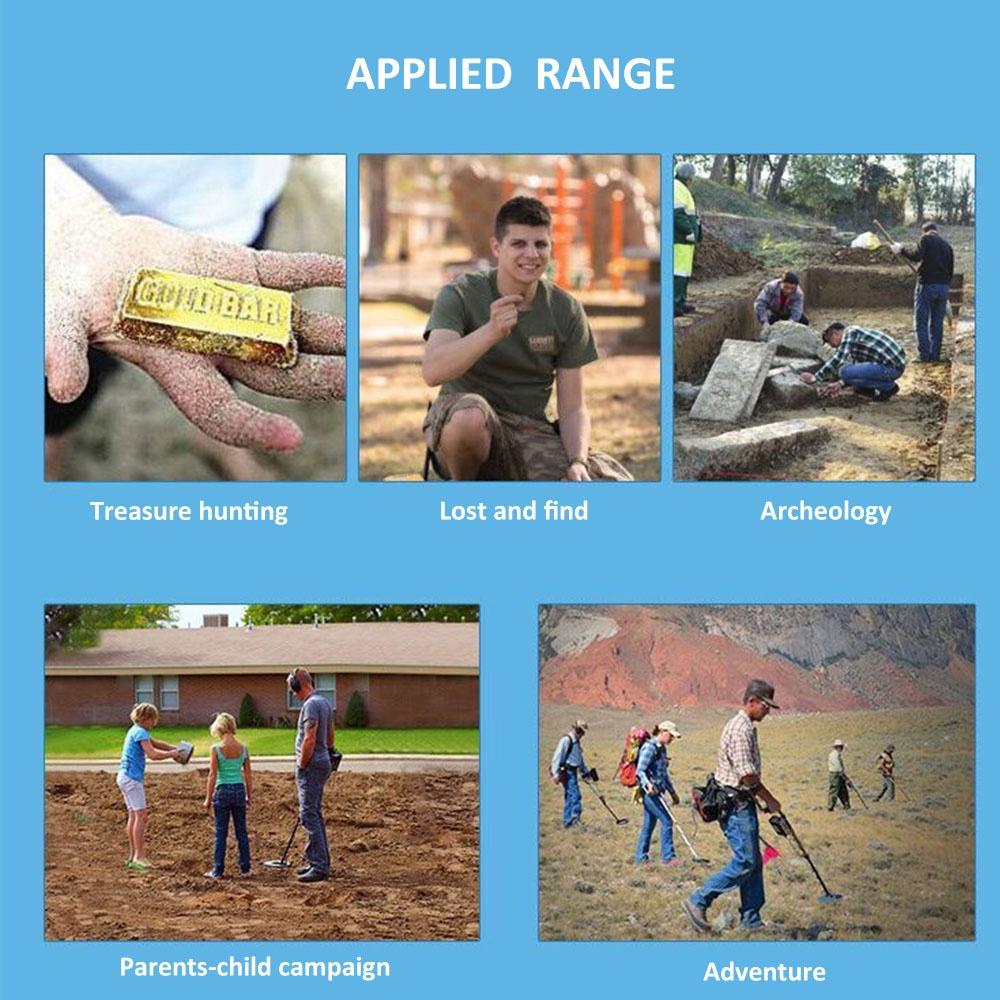 MD-4040 Metal Detector Under ground Adjustable Gold Professtional Circuit Detector Treasure Hunter Tracker Seeker Metal