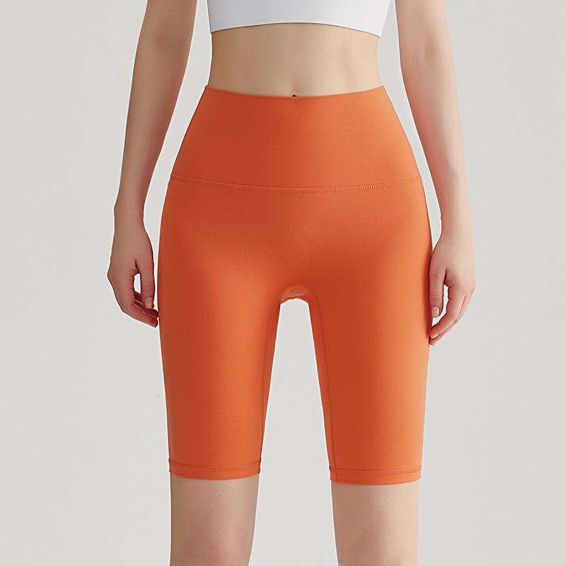 

Women s High-Waisted Yoga Shorts: Butt-Lifting, Seamless, Skin-Friendly, Breathable, Close-Fitting, and Highly Elastic for Sports & Fitness Large