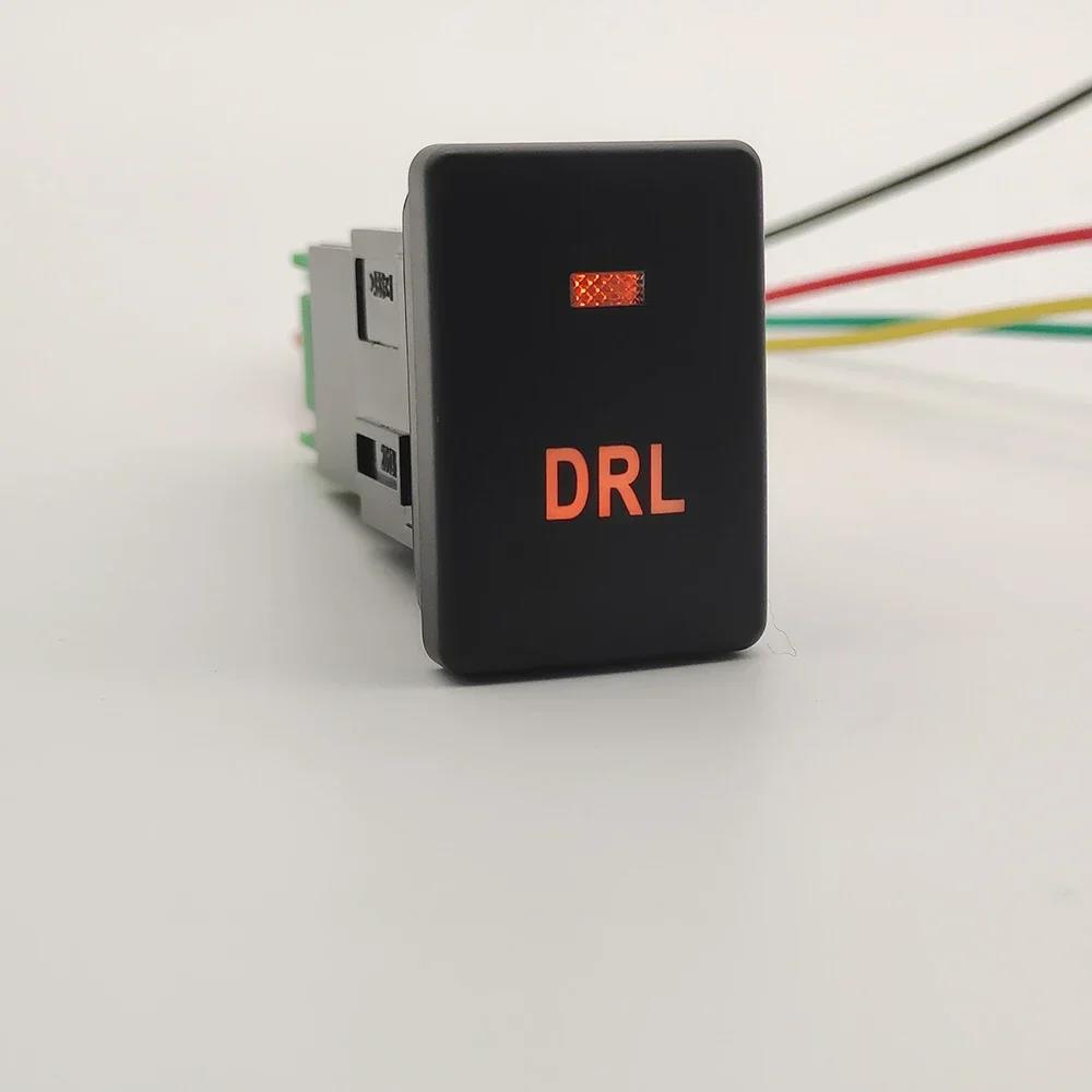 Car LED DRL Light Radar Power On Off Camera Mirror Switch Button for Mitsubishi Outlander Eclipse Cross 2018 Pajero Sport triton