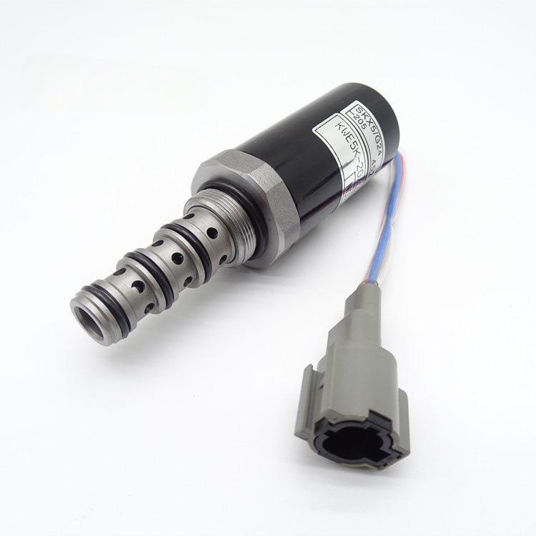 KWE5K-20/G24Y05 Hydraulic Pump Proportional Solenoid Valve with Line for Kato HD820/1023 Excavator Parts