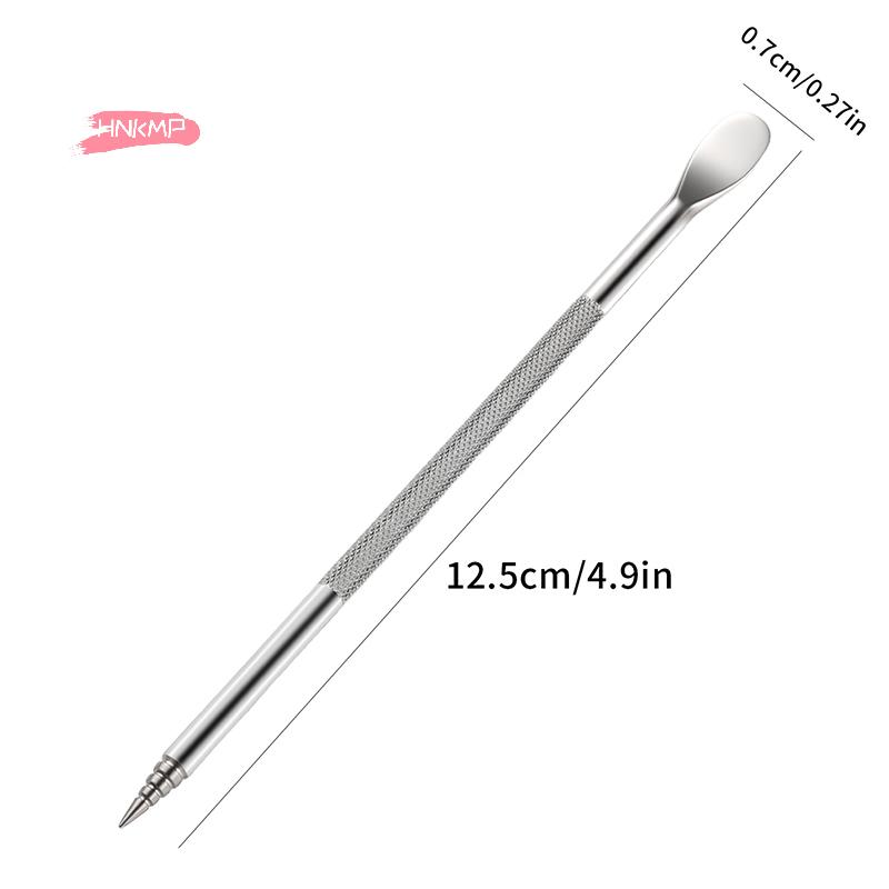 12.5cm Double-ended Nail Art Carved Pen Multi-Function Gel Polish Nail Builder DIY 3D Carving Flower Sculpture Brush