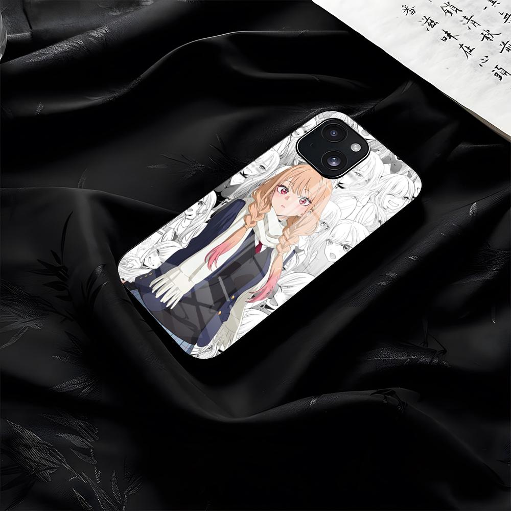 Kitagawa Marin Handyhülle Für IPhone 17 Pro Max 16 15 14 Pro Max 13 11 Plus Glasabdeckung