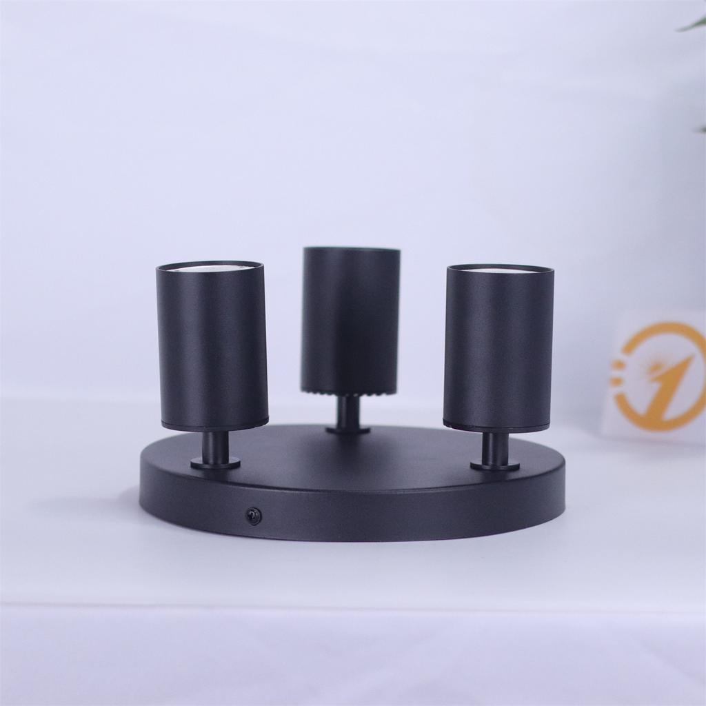 3 Light 4 Light Track Lighting Fixtures Matte Black Metal Directional Ceiling Spotlight GU10 Flush Mount Track Light