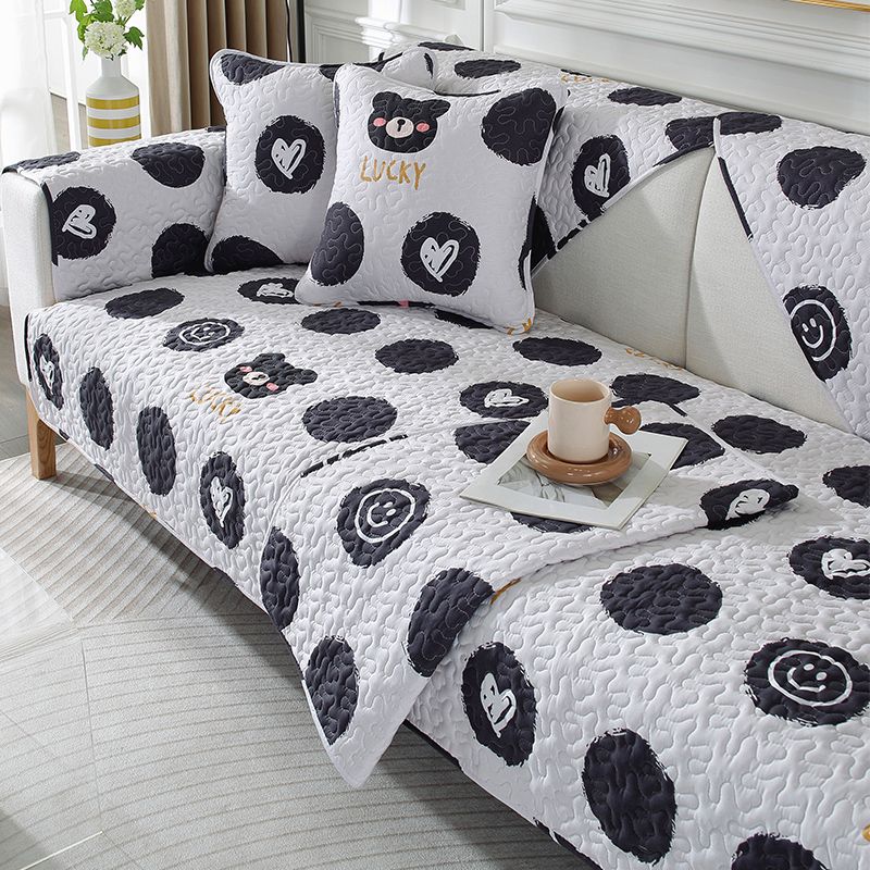 

Подушка для дивана из чистого хлопка, нескользящая, подушка из массива дерева, скандинавский простой современный чехол-полотенце для дивана, тканевая подушка, нейтральная, круглый год Lucky Bear 45*45 pillowcase without core