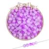 8mm Summer Dream Jelly Duplex Glass Round Beads Loose Beads DIY Handmade Bracelet Glaze Beading String Material Beads for Jewelry Making