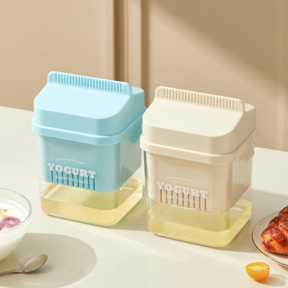 Spring Press Type Greek Yogurt Strainer Transparent Body Whey Separator Yogurt Maker Bread