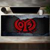 Red Emblem FSV Mainz Mouse pad, Gaming Mouse Pad, keyboard pad, Desk Decor for computer notebook Fan Gift Birthday Gift