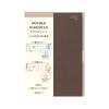 Midori Double Schedule Planner 2027 B6 Monthly Dark Brown 22498006 October (Starts 2026)