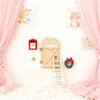 Fairy Door Christmas Fairy Craft Supplies Miniature Small Garden Ornament Doll House Kit For Playroom Living Room Classroom