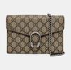 [Pre-Owned] Dionysus Tiger Head Buckle Logo Beige Lining GG High-Quality Synthetic Canvas WOC Wallet Crossbody Shoulder Bag - Good #YMGMD6