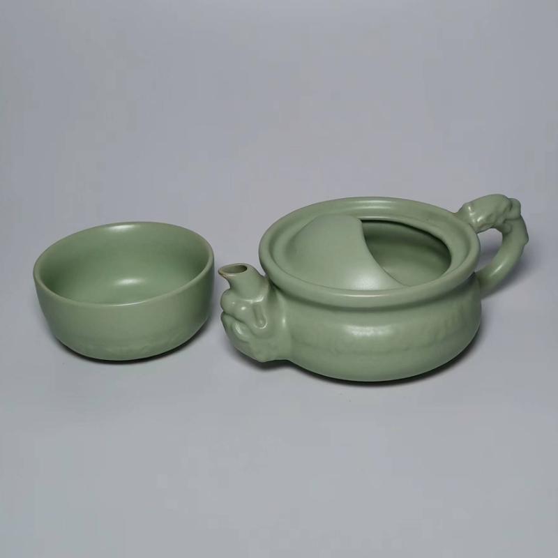 Hurtowy porcelanowy zestaw do herbaty 1 dzbanek 1 filiżanka, wysokiej jakości piękny i elegancki czajniczek Gaiwan i filiżanki łatwo podróżny czajnik
