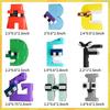 Moc 26 Stile Englisch Alphabet A-Z Zahlen Buchstaben Baustein Set Legende Buchstaben Pädagogisch Unisex Steine Puzzle Kinderspielzeug
