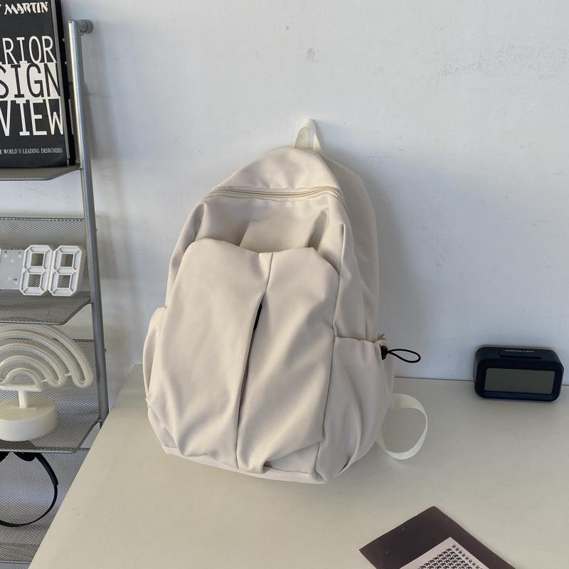High School Student Schoolbag Ins Trendy Cool Travel College Student High School Junior High School Student Backpack Simple Backpack Large Capacity
