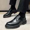 Retro Brock Flower Leather Shoes Men'S Spring And Autumn Large Size British Men'S Leather Shoes 45 46 Shoes Px25-T