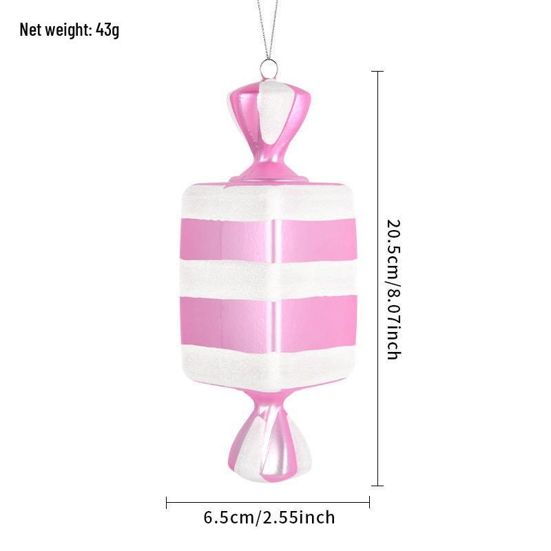 Electroplated Candy Pendants for Christmas Tree Decorations and Photography Props