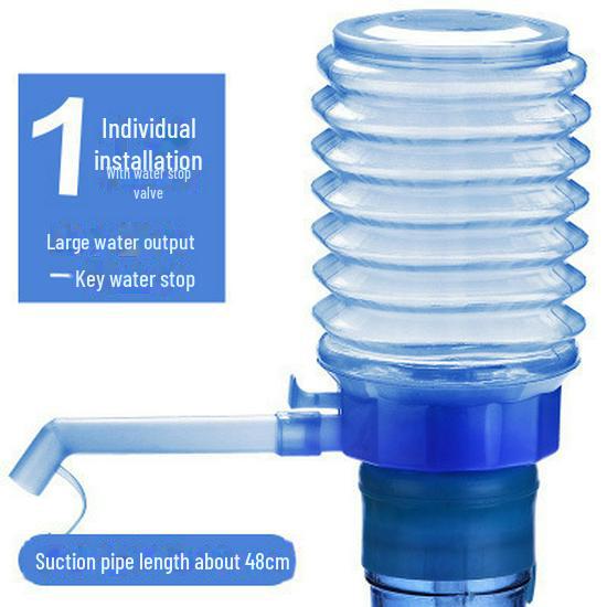 Ručně lisované dávkovací čerpadlo na balenou vodu - ideální pro domácí použití