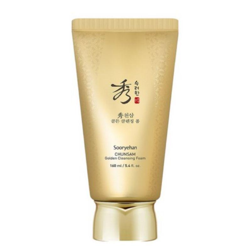 Sooryehan Cheonsam Golden Cleansing Foam Korean Skincare Facial Cleanser 160ml