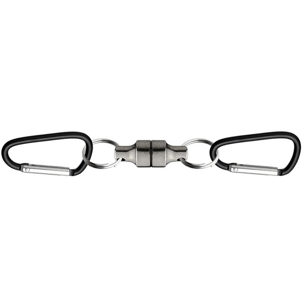 Hanging Holder Lanyard Clip Carabiners Keychain Hook Buckle Magnetic Fishing Clip Fly Fishing Magnetic Net Release Clip