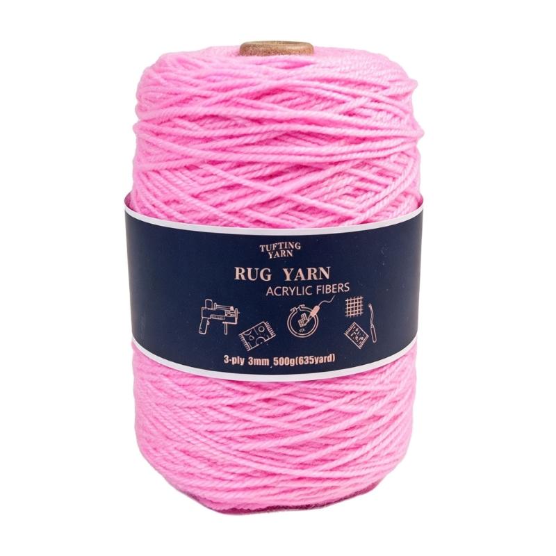 Long Time Use Tufting Yarn In Bright Color Great For Rugs And Decorative Textiles