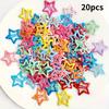 10/20/30/40/50 Pieces of the Star Design Dopamine Cute Sweet Girl Colorful Hairpin | Back-to-School Season Accessories