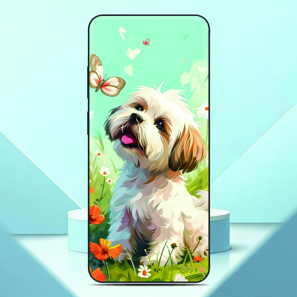 Animal Dog Puppy Phone Case For Motorola Moto G54 5G Painted Back Cover For Moto G54 Power G64 TPU Soft Fundas Customized Photo