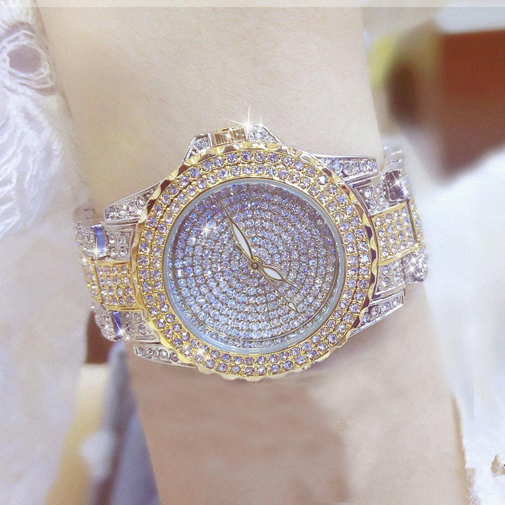 European Fashion Watch Women Luxury Brand BS Quartz Wristwatch Reloj Mujer Casual Stainless Steel Ladies Clock