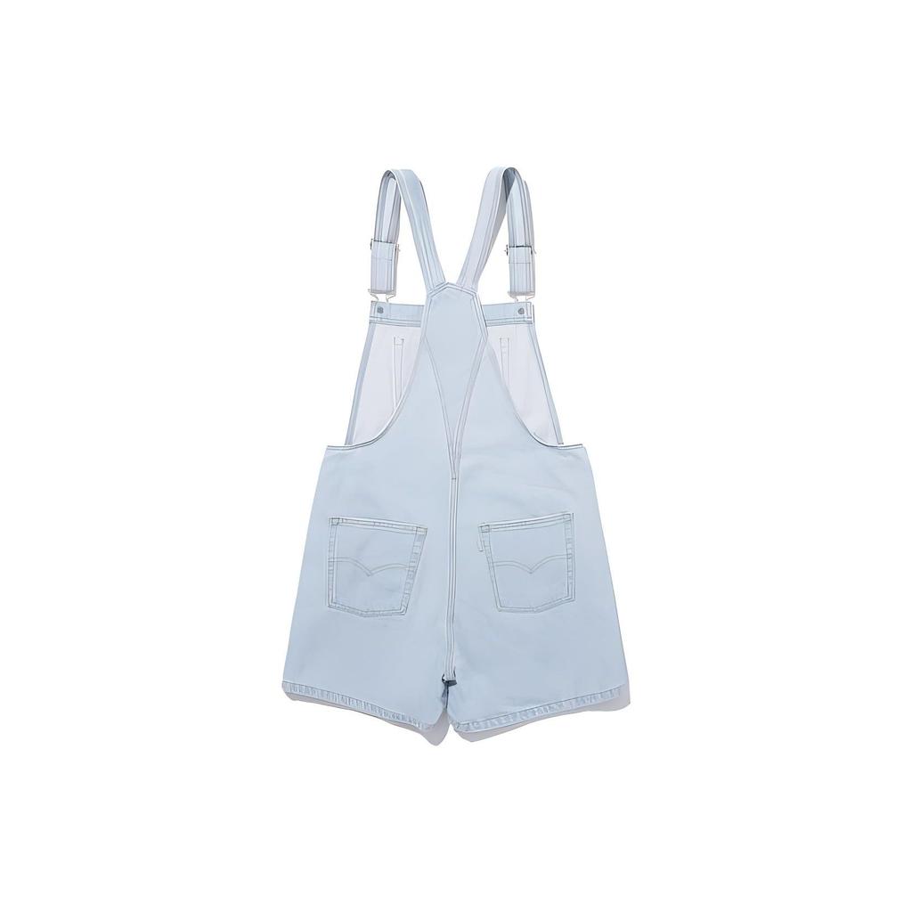 Levis Solid Fit Denim Overalls Women Shorts A4709-0000