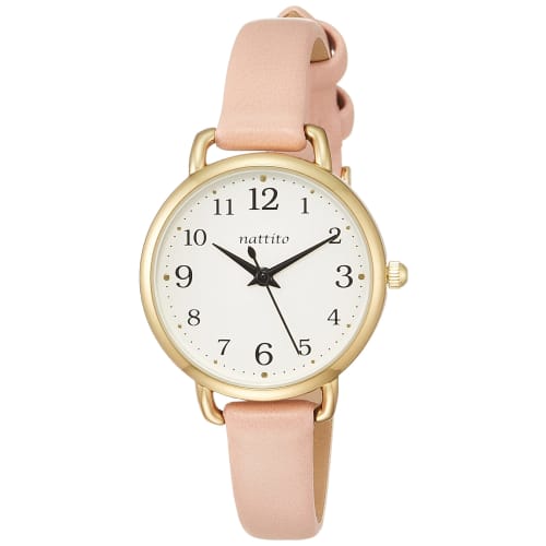 

Fieldwork Analog Watch, NF Carla, Nickel-Free Leather Strap, Women s, Pink, YM029-3