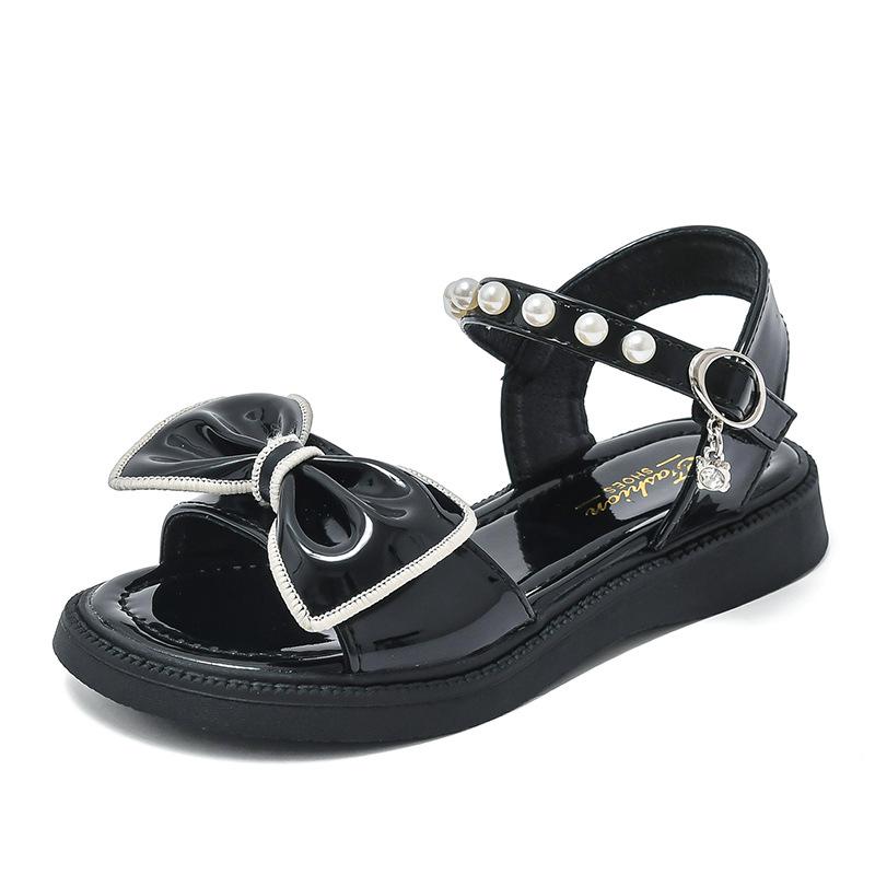 2025 Summer Soft Sole Korean Style Princess Sandals for Girls