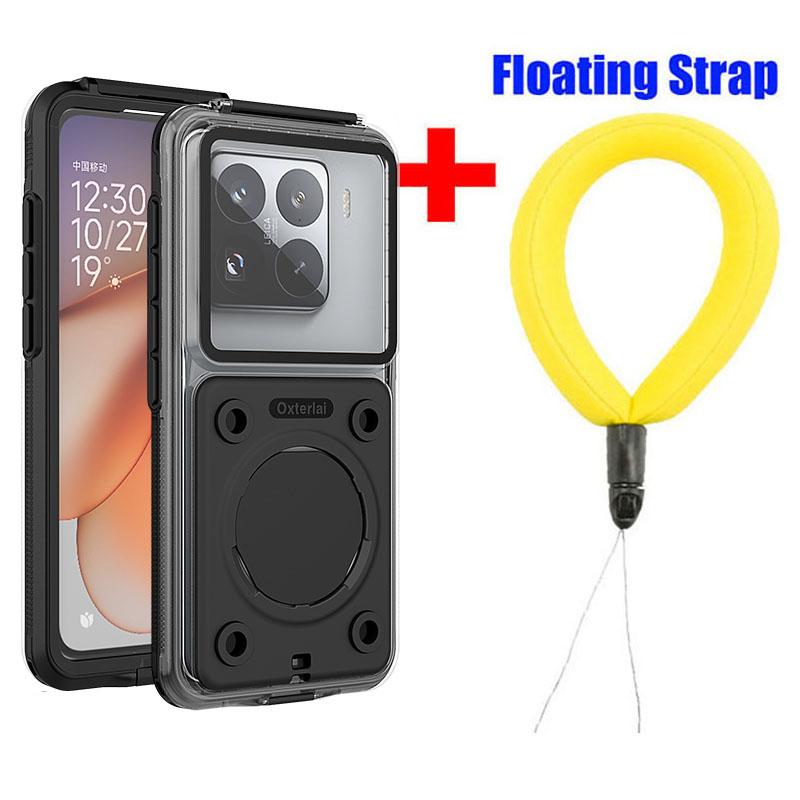 Diving Swim 15 Meter Deep Waterproof Case For Xiaomi 15 Pro 14 Pro 13 12 11 Pro with Phone Button