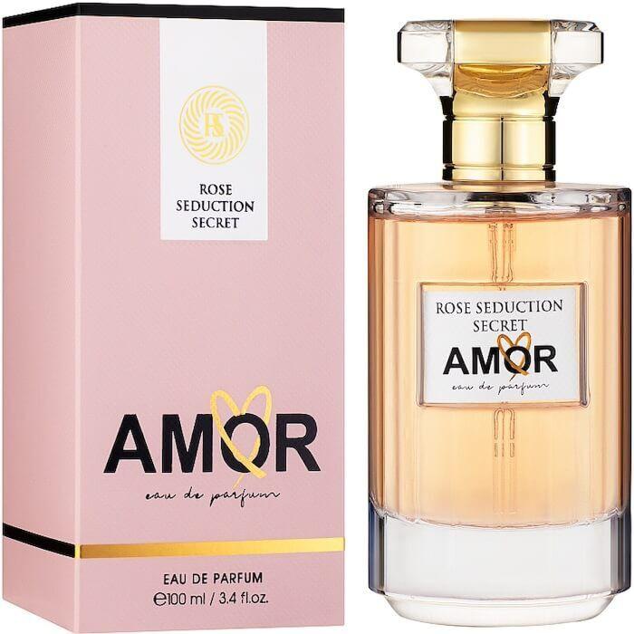 

Rose Seduction Parfum для жінок 50 мл 1.7 рідк. унц. та інші 100 мл. 3,4 рідких унції на ваш вибір Amor