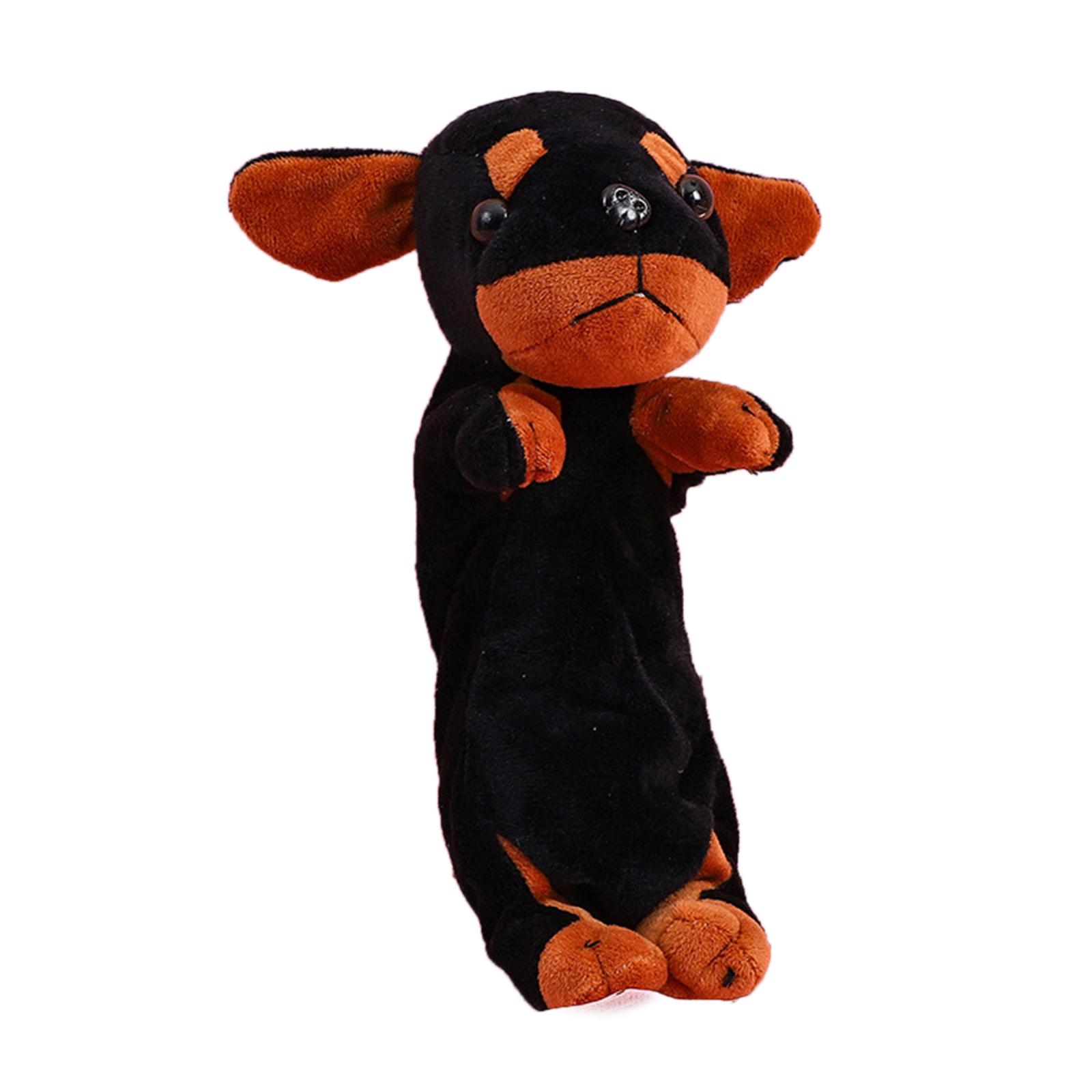 

Милая сумка для карандашей в виде животных, плюшевый пенал, сумка для ручек, косметичка, органайзеры для карандашей в виде мультяшных собак, пенал для детей и девочек 9