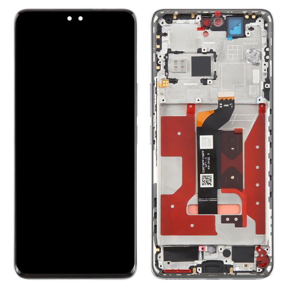 For Honor 300 Pro AMP-AN00 OEM Grade S OLED Screen and Digitizer Assembly+Frame (Without Logo)