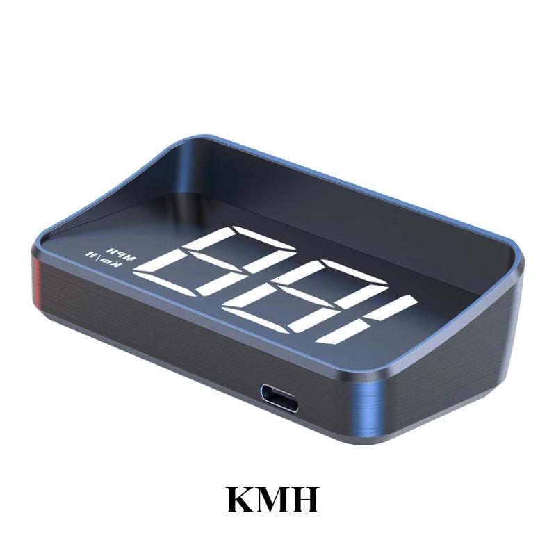 Car Speedometer HUD GPS Head Up Display Digital Speed Meter Windshield Projector for Vehicles Truck Auto Electronics Accessories