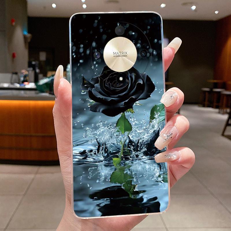 Casing For Honor X9b X9a Magic 6 5 Lite 5G Luxury Dragon Cute Cool Boys Girls Transparent Soft silicone Back Cover Phone Case
