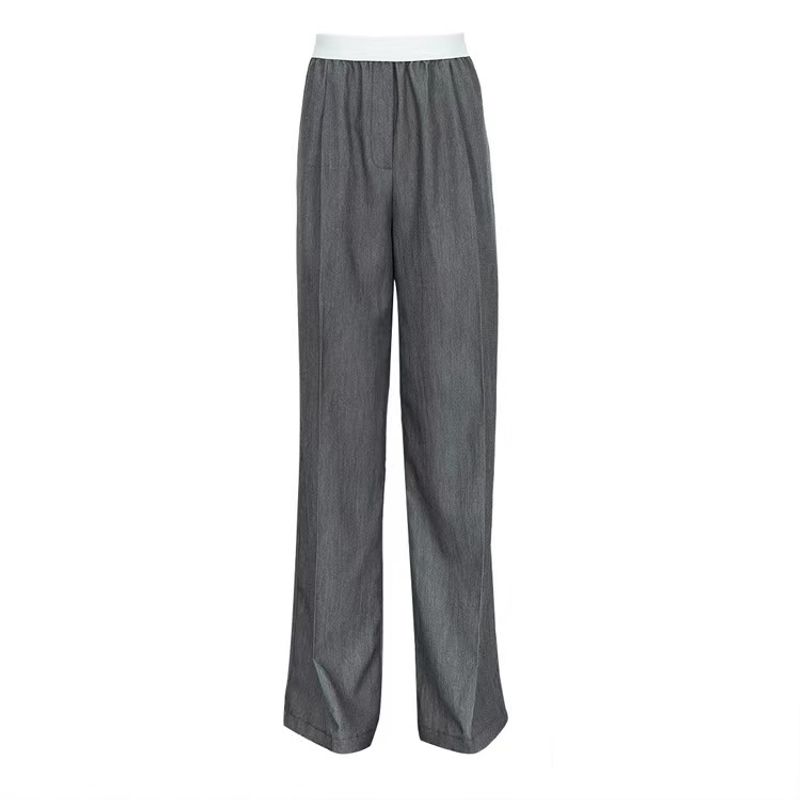 Western Style New Fashion Loose Casual Pants Niche Design Wide-Leg Pants Loose Casual Pants